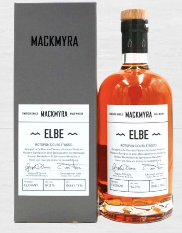 Mackmyra Elbe Single Malt Whisky 54,3%/ 0,5l