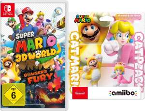 GDD Gaming: z.B. Super Mario 3D World [Switch] + Bowser's Fury + amiibo Katzen-Mario & Katzen-Peach | NBA 2K21, Civilization, FIFA 21, Mafia