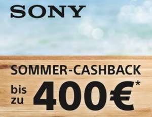 Sony Foto summer cashback (bis zu 400€)