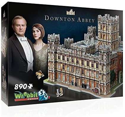Wrebbit 3D Puzzle, Downtown Abbey - Highclere Castle, 890 Teile, ab 14 Jahren [Amazon Prime]
