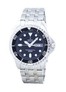 Ratio Free Diver Professional 200M Sapphire Quartz 36JL140 - Seiko Uhrwerk - Armbanduhr