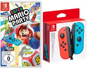 Super Mario Party + Nintendo Switch Joy-Cons 2er-Set (verschiedene Varianten) für 90,78€ inkl. Versand