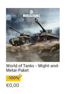 [PS-Plus] World of Tanks - (WoT Console) Might and Metal Paket