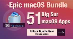 (MAC) Bundlehunt Epic macOS Bundle mit bis zu 51 Apps feat. Roxy Toast 19 Titanium ab 2,50$