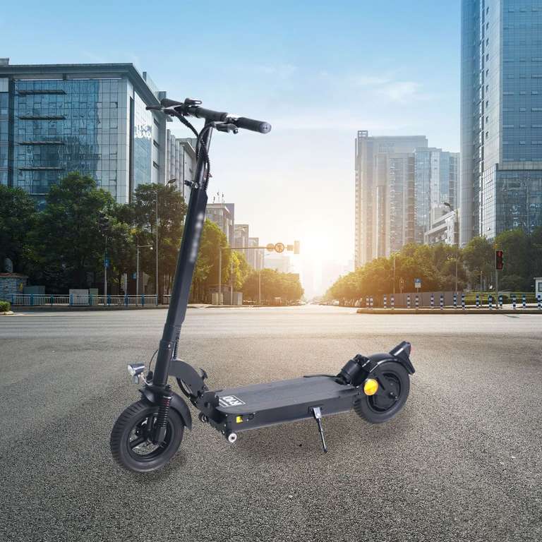 E-Scooter R10 mit Straßenzulassung (Reichweite bis 50 km, Scheibenbremsen, 10″ Luftreifen) für 599€