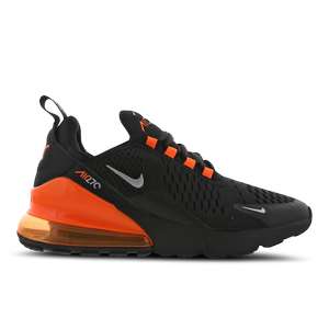 Nike Air Max 270 (GS) Sneaker in Schwarz/Orange / Kindergrößen