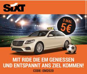 Sixt 5€ Gutschein (Taxi) bei Gruppenspieltag der Deutschen Mannschaft