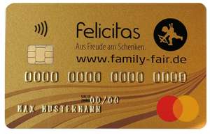 felicitas family-fair Mastercard GOLD 15€ bei Erstbezahlung // Gebührenfrei!!!