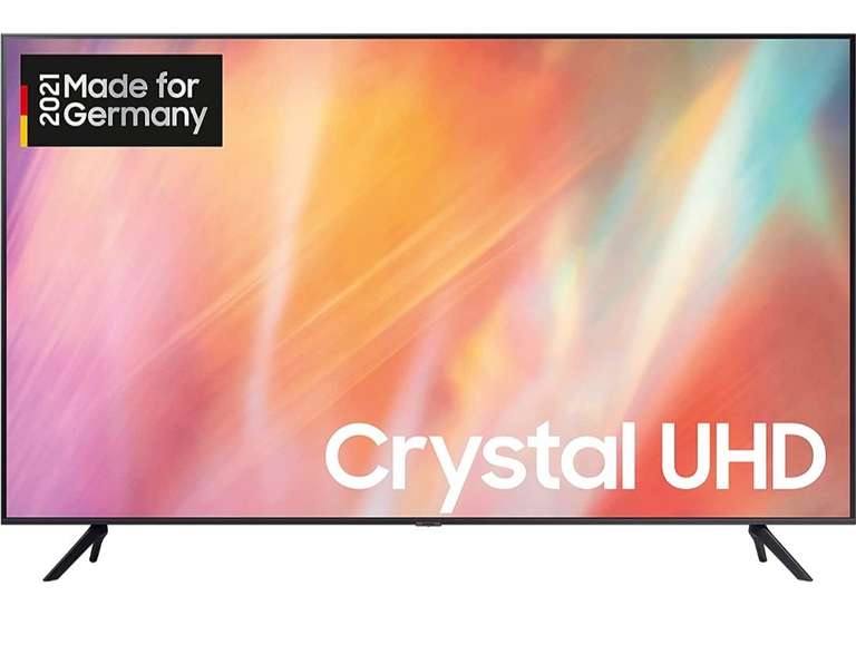 Samsung Crystal UHD 4K TV 55 Zoll (GU55AU7179UXZG), HDR, Q-Symphony - [Prime Day Angebot 470,34 €]