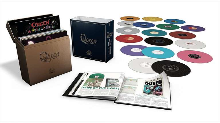 Queen - Complete Studio Album Vinyl Limited Color LP Boxset Bestpreis!