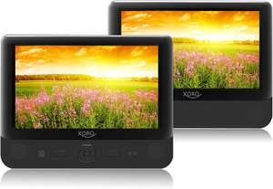 [Mediamarkt] Xoro HSD 9912 Tragbarer DVD Player mit Dual 22,9 cm (9 Zoll) TFT Bildschirmen (USB 2.0, SD Kartenleser, Mediaplayer, Akku)