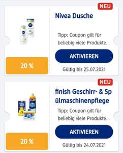 [DM App] Rabatte: 2€ pro Nivea Sun Produkt, 30% Scholl; 20% Finish, Kneipp & Nivea Dusche & Oral B Bürsten + 20fach Payback Coupon