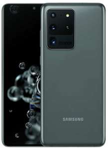 Samsung Galaxy S20 Ultra 5G 6,9" WQHD+ AMOLED Dual-SIM Smartphone 12/128GB (Exynos 990, 624K AnTuTu, 5.000 mAh, 108 MP Quad-Cam, USB-C, NFC)