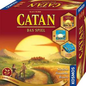 KOSMOS - Catan - Das Spiel - Jubiläums-Edition, 3-4 Spieler, ab 10 Jahren [ebook.de]