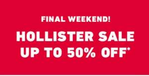 Hollister SALE [Bis zu 50%] 3er Set T-Shirt für 22,05€ exkl. Versand