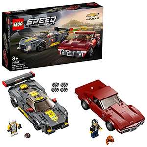 LEGO 76903 Speed Champions Chevrolet Corvette C8.R & 1968 Chevrolet Corvette AMAZON