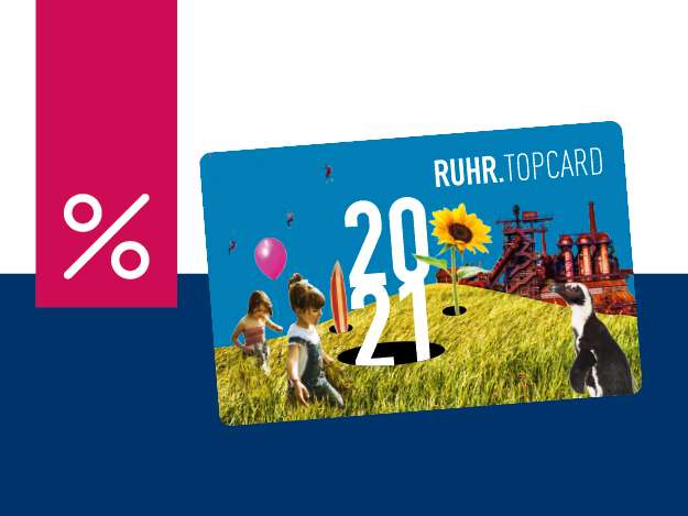 Ruhr.Topcard zum Kinderpreis für alle bis zum 15.8. (statt 56€) - einmalig freier Eintritt für über 90 Atraktionen - ruhrtopcard