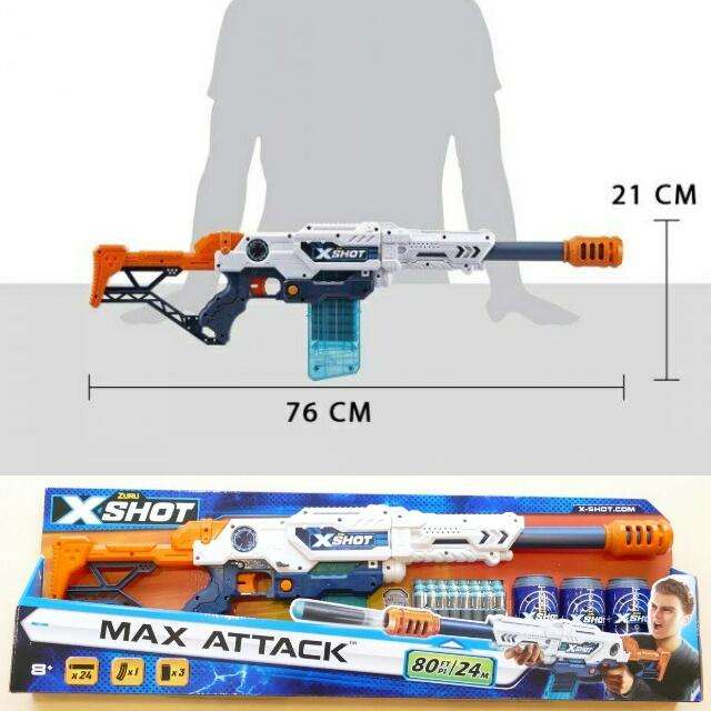 ZURU™ X-SHOT Max Attack Clip Blaster Dartgewehr