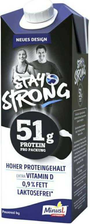Minus L Stay Strong Milch Dank Coupon bei Rewe fast gratis.