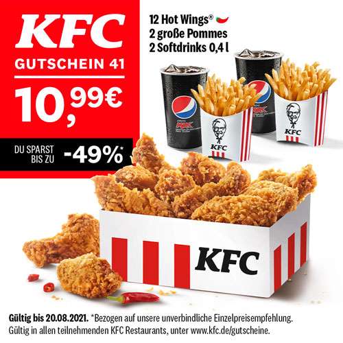 KFC Gutscheine bis zum 20.08.2021 - mydealz.de