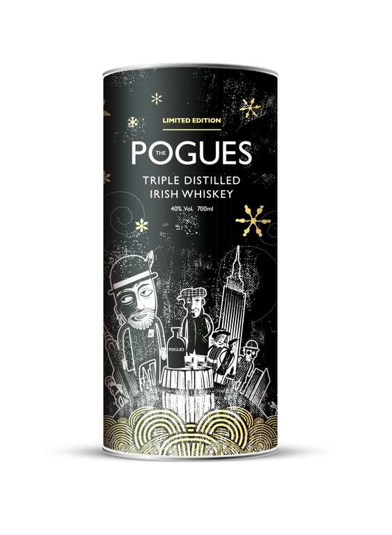 4x The Pogues Irish Whiskey (oder div. Gins) + 1 Fl. Vestal Pomorze 2015 Handcrafted Vodka und weitere Bundles