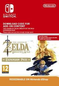 The Legend of Zelda Breath of the Wild Expansion Pass 15.29 € @ CD Keys (Nintendo Switch)