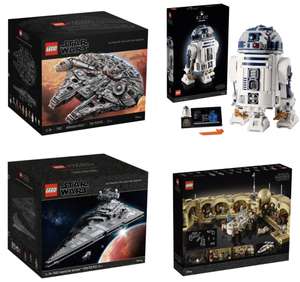 LEGO Star Wars Millennium Falcon 75192 für 639,20€ / Imperialer Sternzerstörer 75252 für 559,96€ / R2-D2 753089 159,99€ inkl. Versandkosten