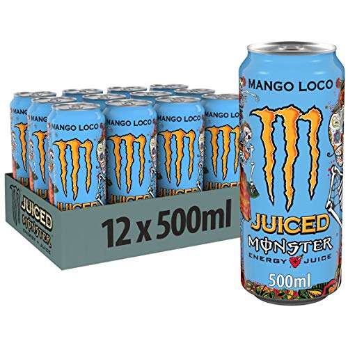 12x Monster Energy Mango Loco (+3,00€ Pfand) - Amazon Sparabo inkl. Versand
