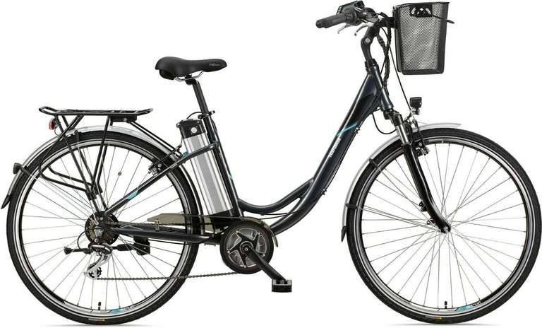 Telefunken E-Bike 28" Citybike Pedelec 7-Gang Mittelmotor RC860 Multitalent, 36V/10.4Ah/100Km [B-Ware]