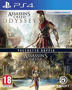 Assassin's Creed: Odyssey + Assassin's Creed: Origins Doppelpack (PS4) für 23,63€ (Amazon IT)