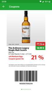(Markant) Ardmore Legacy 0,7l 40% 18,99€ mit der App