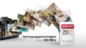 Samsung Evo Plus SDXC Speicherkarte 256GB für 22€ inkl. Versand (OTTO UP)