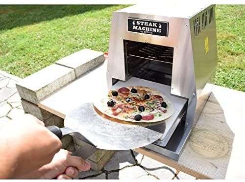 Activa Steak Machine Gasgrill 800 Grad inkl Pizzastein & Pizzaschieber [ohne Prime 44,99€ - All Time Bestpreis]