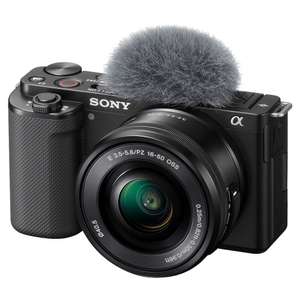 Sony Alpha ZV-E10 Systemkamera + 16-50mm F3.5-5.6 OSS Objektiv Kit