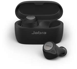 Jabra Elite Active 75t TWS In-Ears Titanium Black (ANC, Bluetooth 5.0, AAC, Multipoint, 5.5/24h, USB-C, Qi, App, IP57)