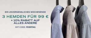 Charles Tyrwhitt 3 Hemden für 99€ + 7,95€ Versand