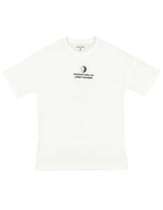 Weißes Unisex-T-Shirt mit sonderbarem Aufdruck