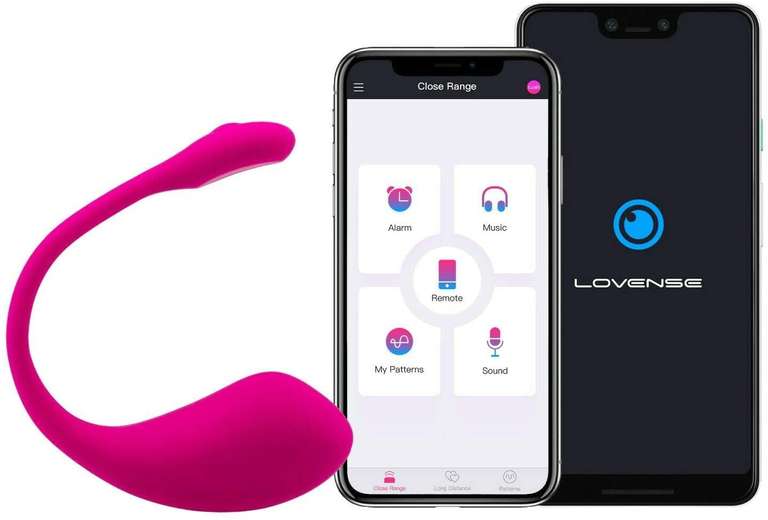 LOVENSE Lush 2 Vibro-Ei (Kugelvibrator, Bluetooth Fernsteuerung mit Musik-Synchronisierung, Partner & App Control)