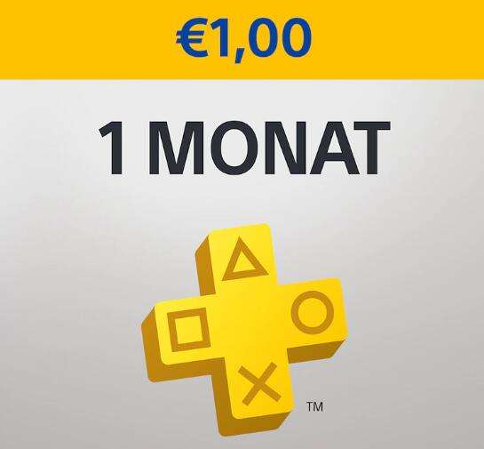 Playstation Plus 1 Monat für 1€ (Kunden ohne laufendes Abo)