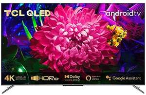 TCL 50C715 QLED Fernseher 127 cm (50 Zoll) Smart TV (4K Ultra HD, HDR 10+, Dolby Vision Atmos, Triple Tuner, Android TV