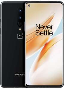 OnePlus 8 (5G) Smartphone ohne Vertrag, 8GB + 128GB Speicher, 6.55" AMOLED 90Hz Display, 4300 mAh Akku, Dreifach-Kamera, Dual-Sim - Schwarz