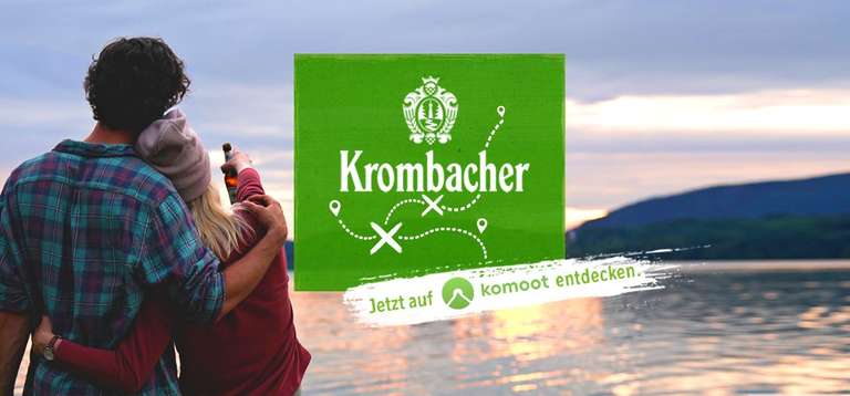 Krombacher - Komoot Aktionscode für ein Regionen-Paket im Wert von 8,99€