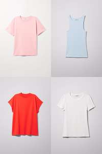 SALE ab 3€: Tops & Shirts von Weekday, keine VSK! verschiedene Größen