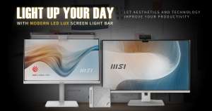 Kostenlose LED Lux Screen Light Bar beim Kauf eines bestimmten MSI Monitors