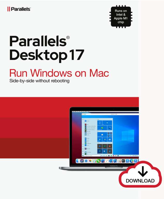 Parallels Desktop 17 Mac Dauerlizenz durch Upgrade-Aktion bis Ende September aktuell für 64,90€
