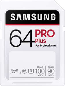 [Mediamarkt-Club Deal-Abholung] SAMSUNG PRO Plus, SDXC Speicherkarte, 64 GB, 100 MB/s read - 90MB/s write für 6,79€