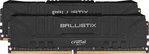 Crucial Ballistix schwarz DIMM Kit 32GB, DDR4-3200, CL16-18-18-36 (BL2K16G32C16U4B)