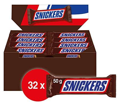 [PRIME] Snickers 32 Riegel zu je 50g