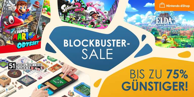 Nintendo eShop-Angebotsaktion: Blockbuster-Sale (Switch)