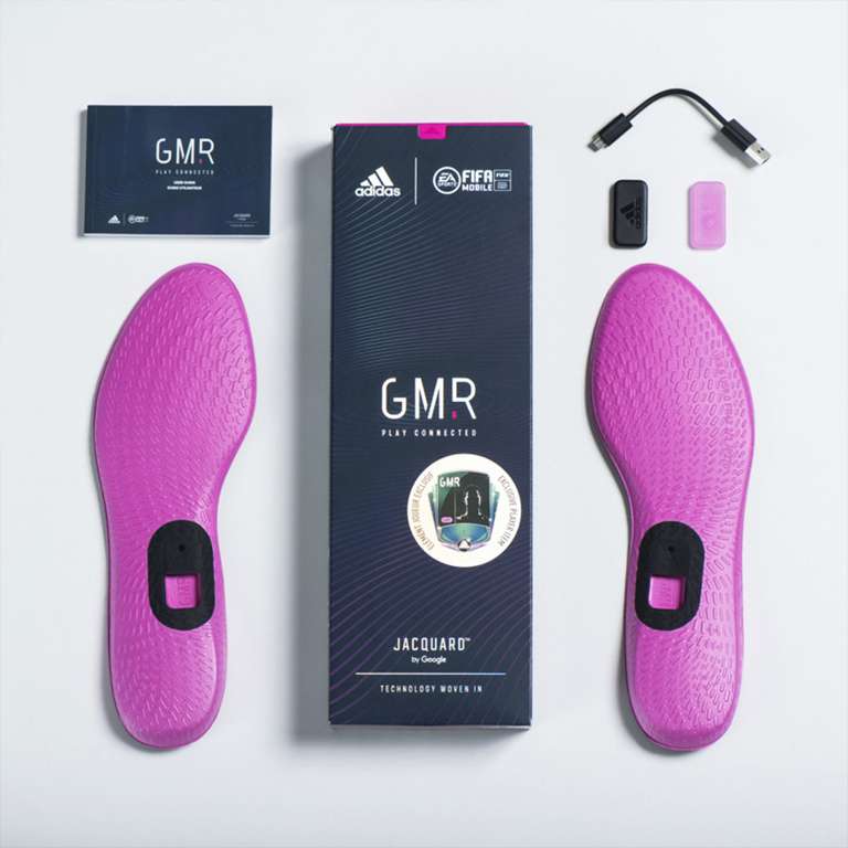 Adidas GMR Pack - "Smarte" Fussball Einlegesohlen mit Google Jaquard